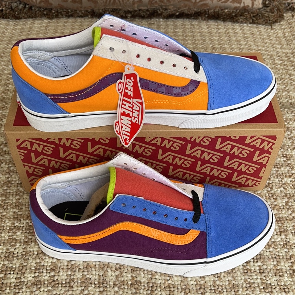 Vans Old Skool Mix & Match Gpjcbgtmr/gold Men’s - Picture 4 of 16